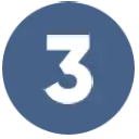 three number icon